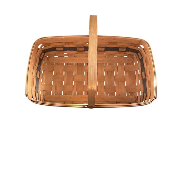 1988 Longaberger JW Collection Large Gathering Basket W/Fabric and Plastic Line - Picture 7 of 16